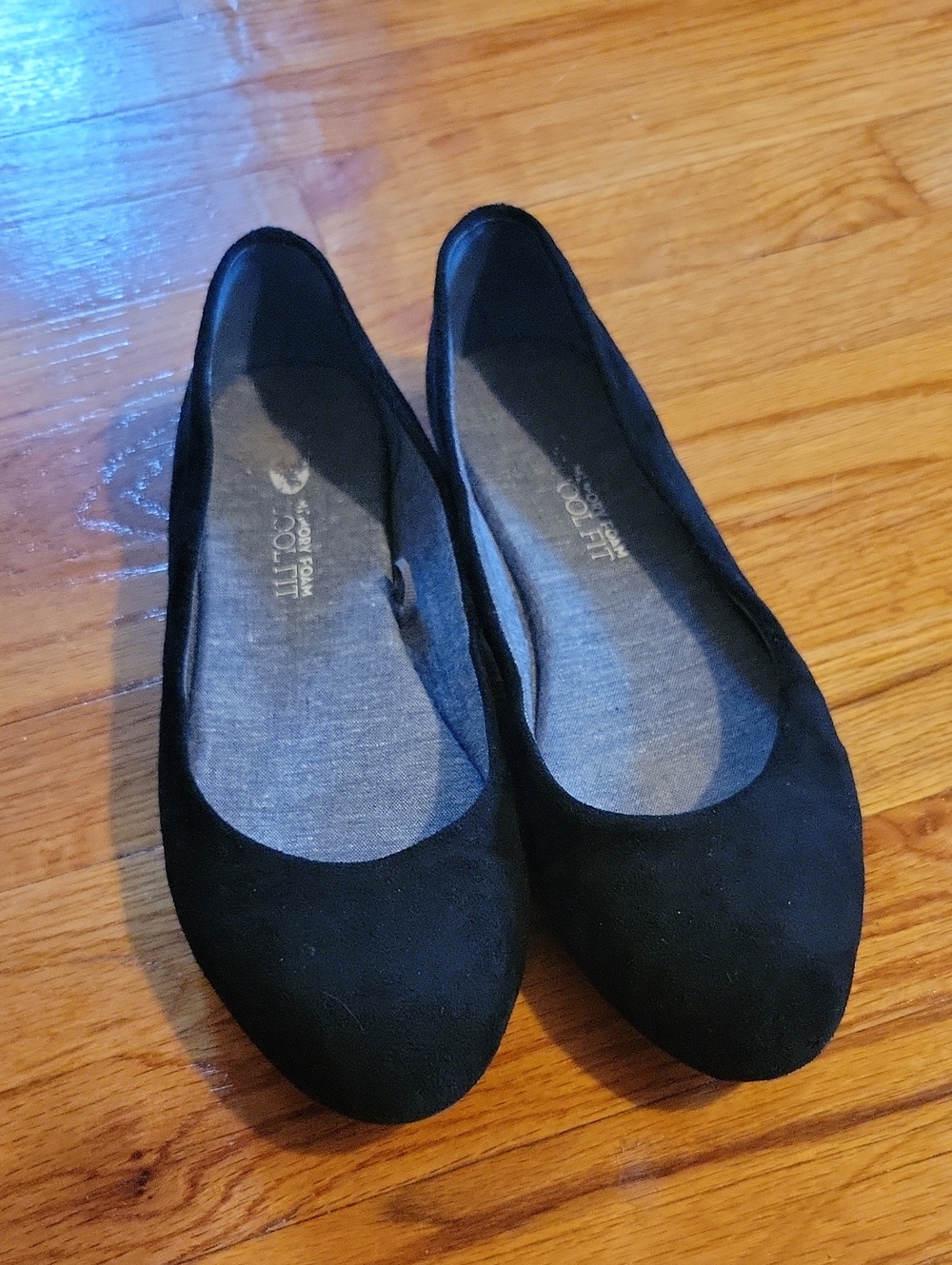 Dr. Scholl's Black Flats, Size 9